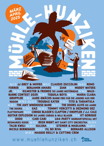 Poster &middot; Benjamin Amaru / Support: Nola Kin &middot; Mühle Hunziken