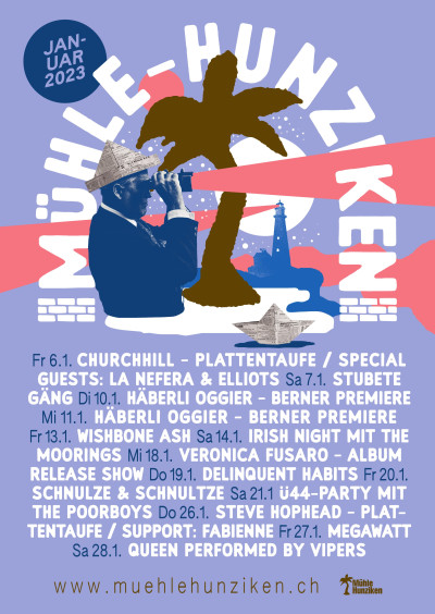 Poster &middot; Wishbone Ash &middot; Mühle Hunziken