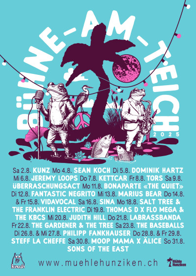 Poster &middot; Sina Openair &middot; Mühle Hunziken