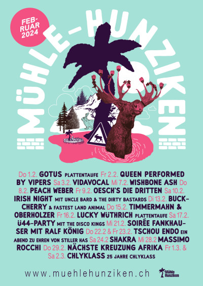 Poster &middot; Shakra / Support: 2BAD &middot; Mühle Hunziken